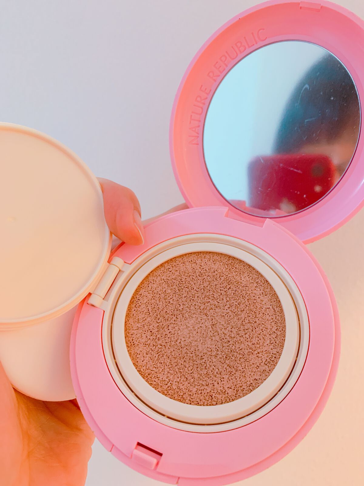 PROBIOエッセンスクッション/ネイチャーリパブリック/クッションファンデーションを使ったクチコミ(4枚目)