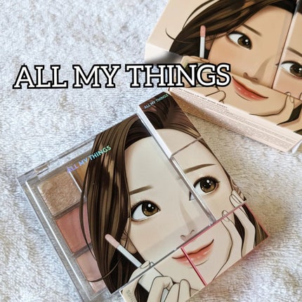 女神降臨 エディション グリッター リップティント アイシャドウセット/all my things/メイクアップキットを使ったクチコミ(7枚目)
