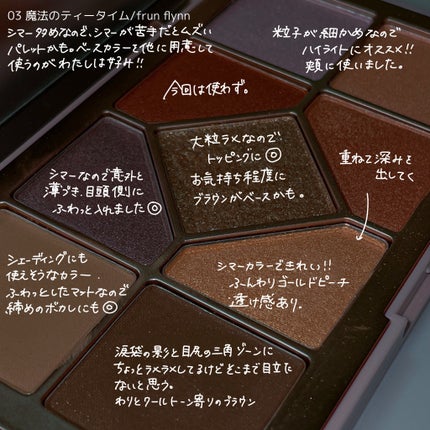 シャインユー アイシャドウパレット/frunflynn/アイシャドウパレットを使ったクチコミ(3枚目)