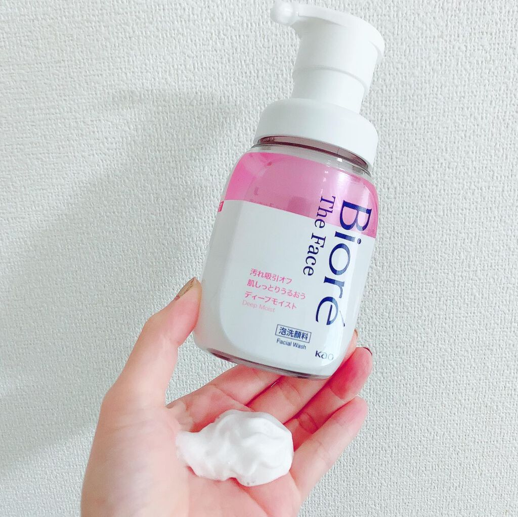 ビオレ ザフェイス 泡洗顔料 ディープモイスト/ビオレ/泡洗顔を使ったクチコミ(2枚目)