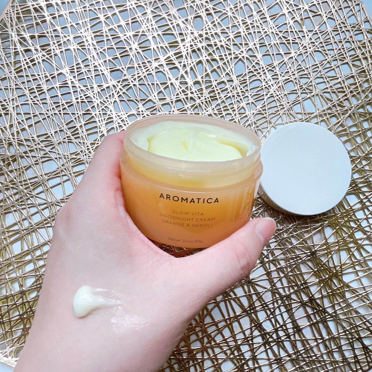 グロービタグットナイトクリーム/AROMATICA/フェイスクリームを使ったクチコミ(9枚目)