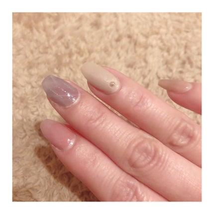 貼るジェルネイル/セリア/ネイルシールを使ったクチコミ(1枚目)