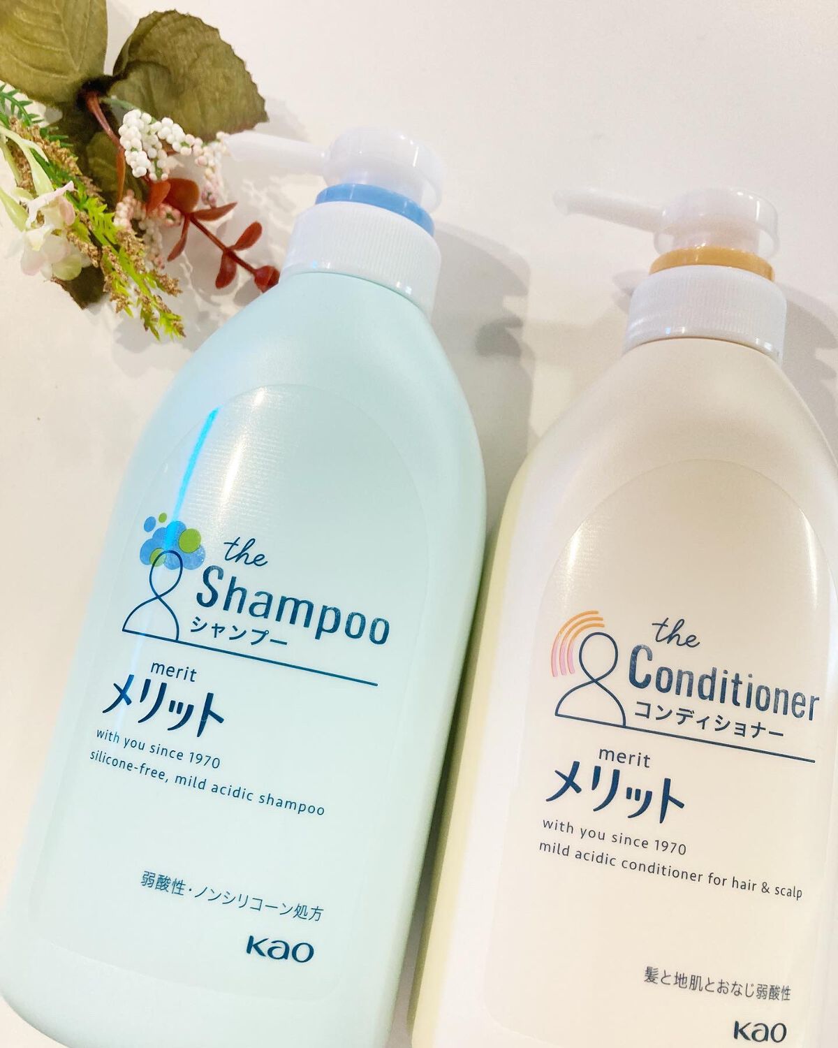 シャンプー／コンディショナー シャンプー ポンプ 480ml/メリット/市販シャンプーを使ったクチコミ（1枚目）