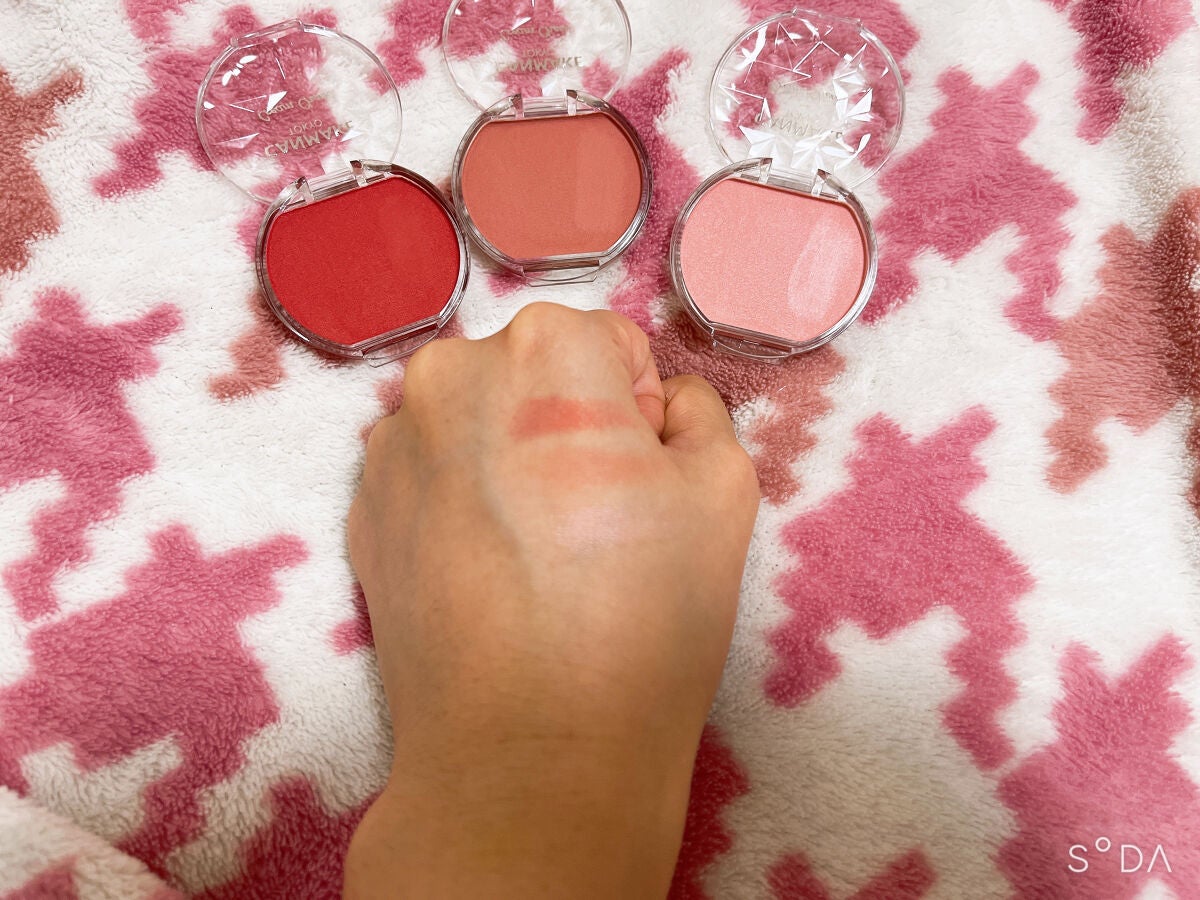 クリームチーク(マットタイプ)/キャンメイク/ジェル・クリームチークを使ったクチコミ(5枚目)