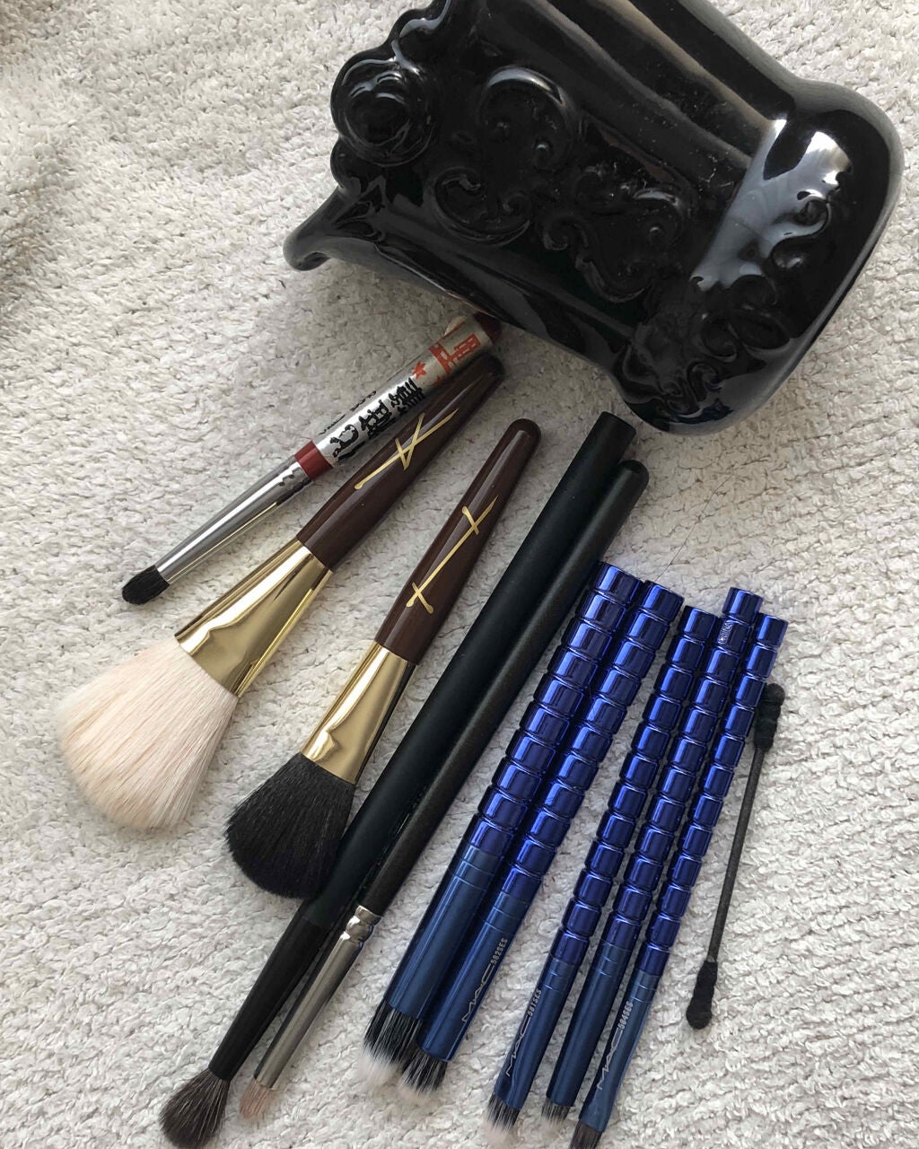 ガナッシュ アンド プラリネ プレミアム ブラシ コフレ/shu uemura/メイクブラシを使ったクチコミ(1枚目)