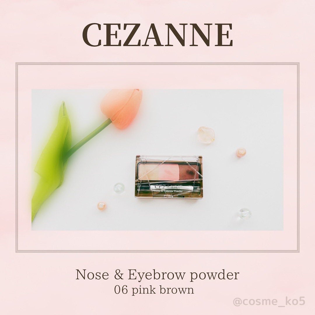 ノーズ&アイブロウパウダー/CEZANNE/パウダーアイブロウを使ったクチコミ(1枚目)