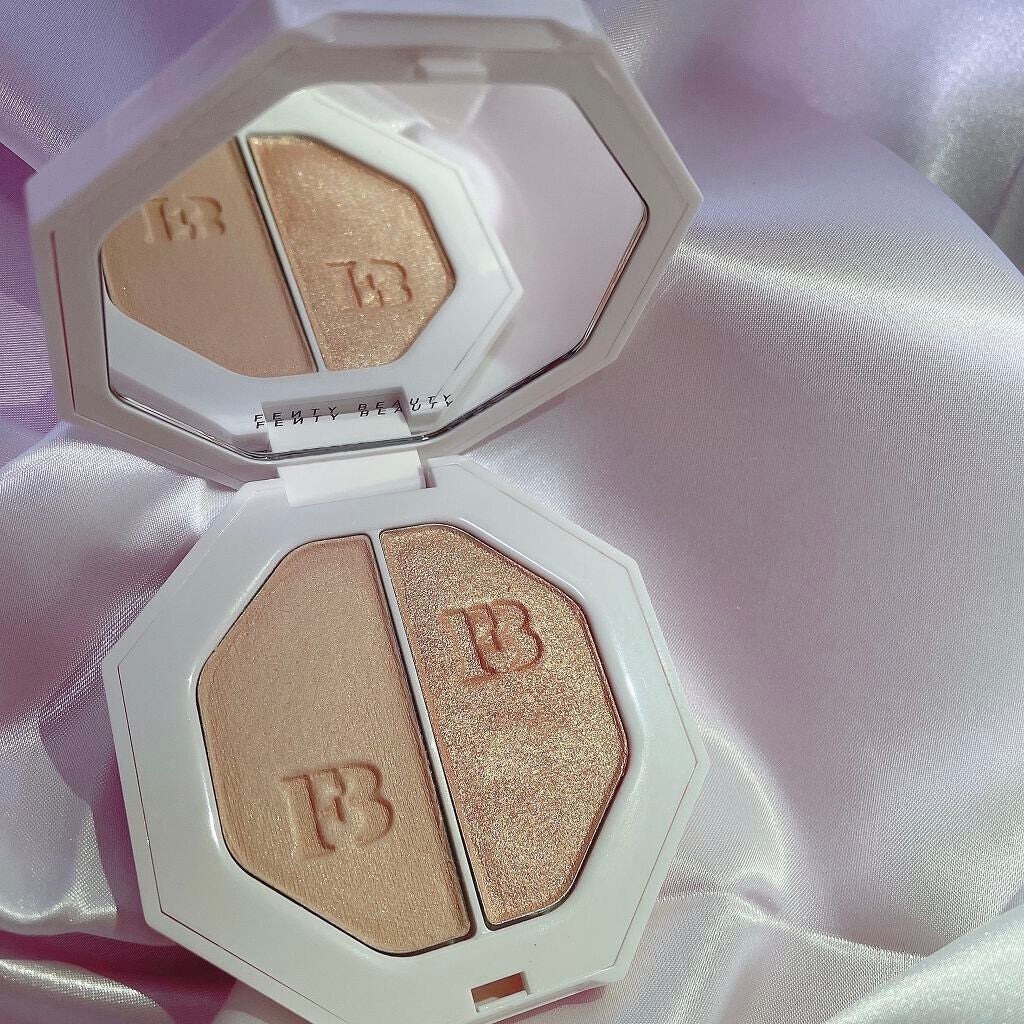 KILLAWATT FREESTYLE HIGHLIGHTER DUO/FENTY BEAUTY BY RIHANNA/パウダーハイライトを使ったクチコミ(4枚目)