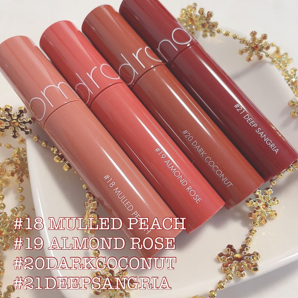 ジューシーラスティングティント/rom&nd/リップティントを使ったクチコミ(1枚目)