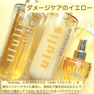 ウォーターコンク リペアシャンプー/ヘアトリートメント/ululis/シャンプー・コンディショナーを使ったクチコミ（2枚目）