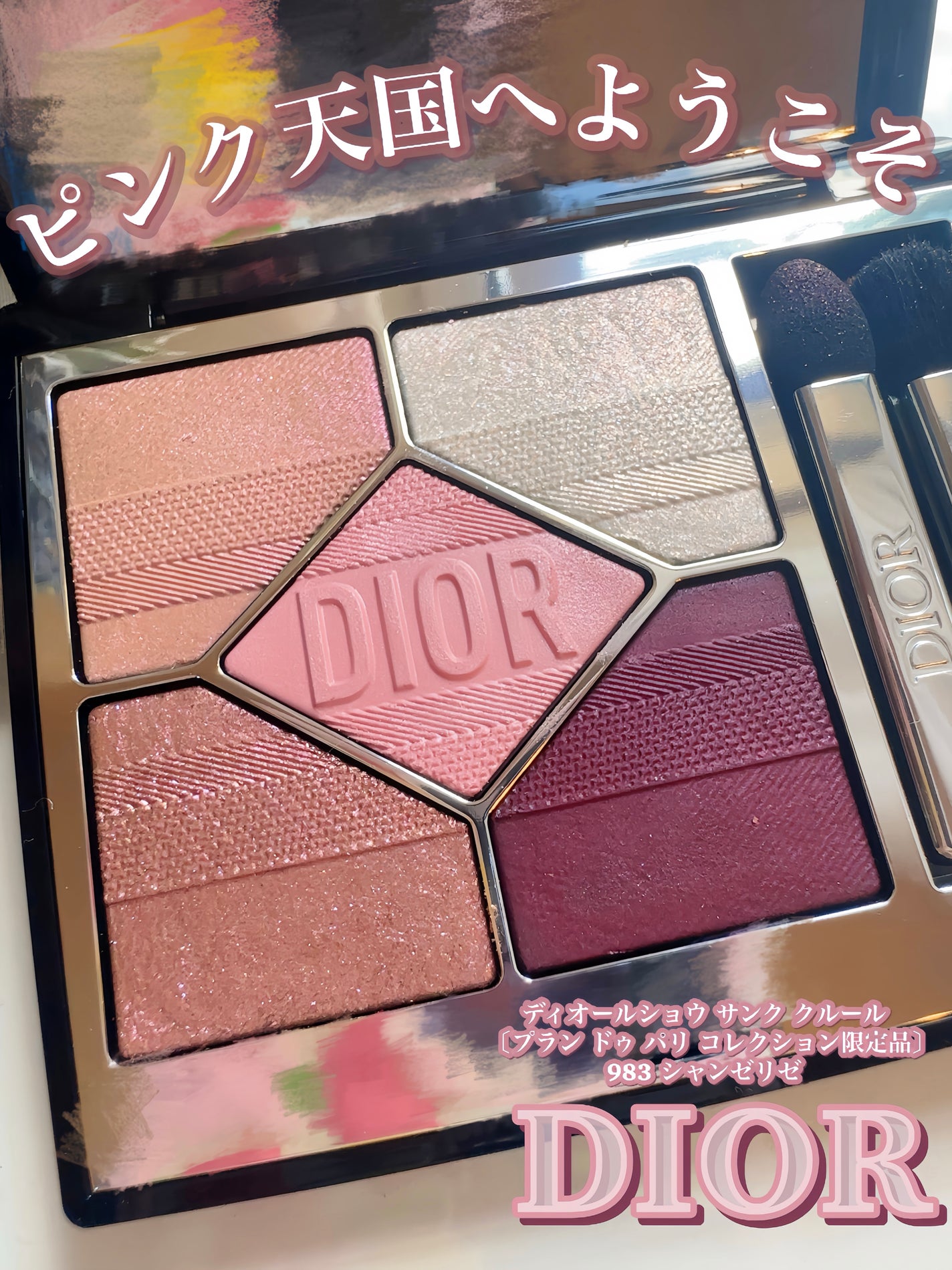 【旧】ディオールショウ サンク クルール(プラン ドゥ パリ コレクション限定品)/Dior/アイシャドウを使ったクチコミ(5枚目)