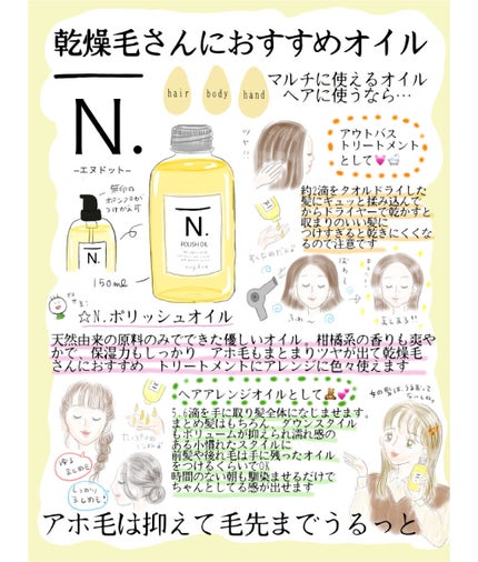 N. ポリッシュオイル/N./ヘアオイルを使ったクチコミ(1枚目)