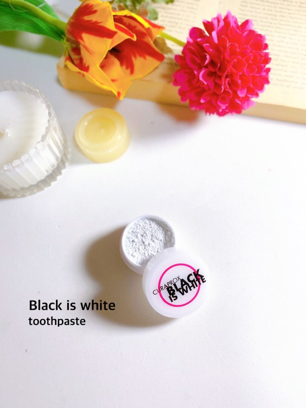 ブラックイズホワイト粉歯磨き /CURAPROX/歯磨き粉を使ったクチコミ（1枚目）