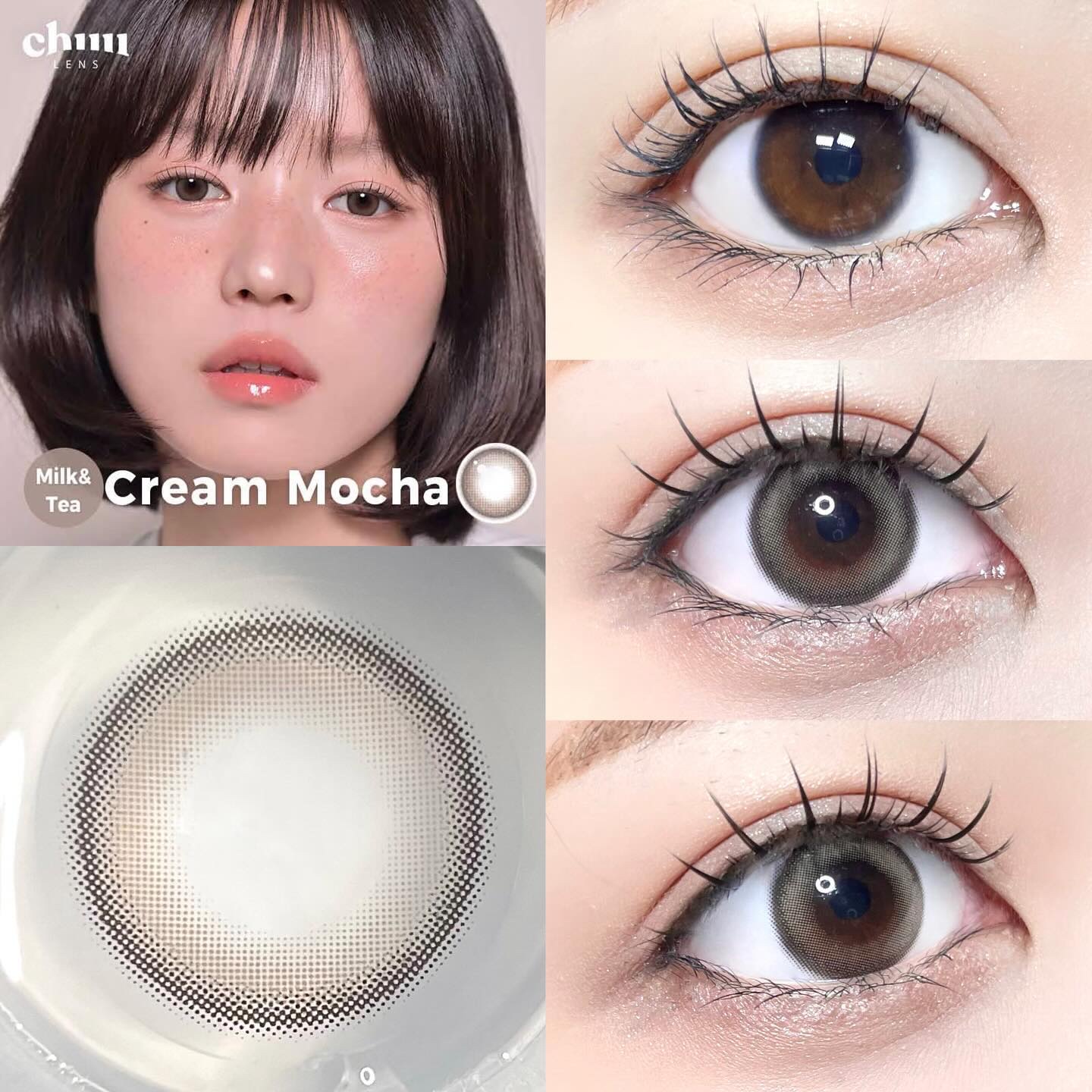 chuuLENS Milk&Tea 1day/chuu LENS/ワンデー（１DAY）カラコンを使ったクチコミ（3枚目）