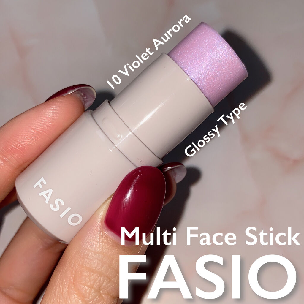 頬・目元・唇を簡単に印象チェンジ♪
1000円以下で気軽に手に入る青ラメ💎

————————————————————————
FASIO
マルチフェイス スティック
10 Violet Aurora
¥900+tax
—————————