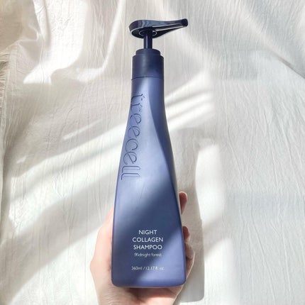 ナイトコラーゲンシャンプーミッドナイトフォレスト/treecell/市販シャンプーを使ったクチコミ(5枚目)