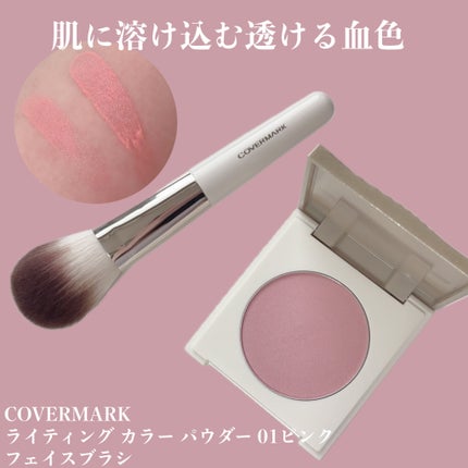 カバーマーク ライティング カラー パウダー/COVERMARK/パウダーチークを使ったクチコミ(1枚目)