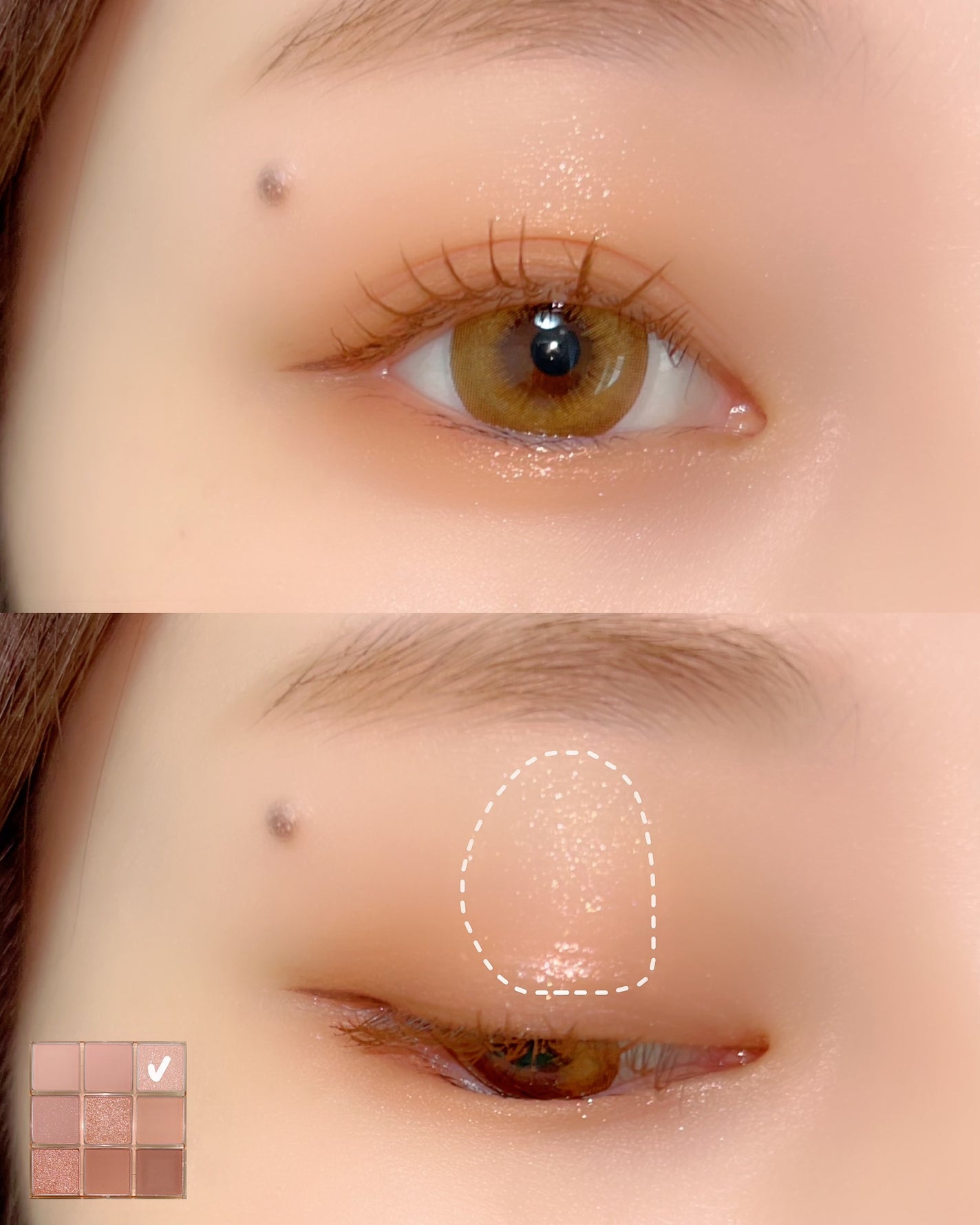 KEYBO FALL IN LOVE SHADOW PALETTE/keybo/アイシャドウパレットを使ったクチコミ(3枚目)