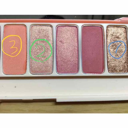 プレイカラー アイシャドウ/ETUDE/アイシャドウパレットを使ったクチコミ(2枚目)