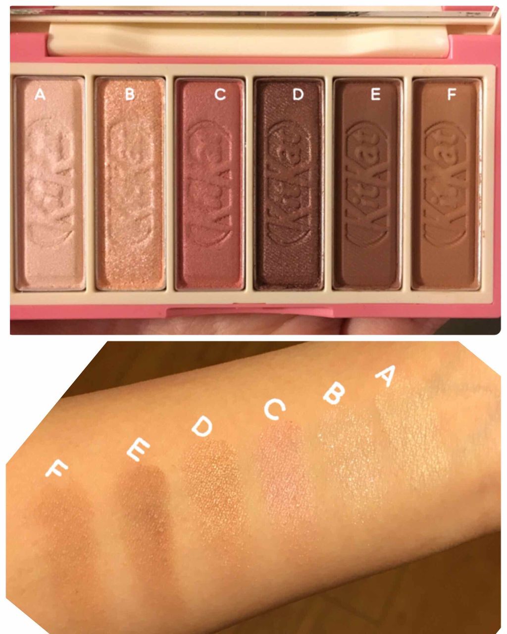 プレイカラーアイズ ミニ #キットカットオリジナル/ETUDE/アイシャドウパレットを使ったクチコミ(2枚目)