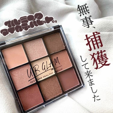 UR GLAM　BLOOMING EYE COLOR PALETTE/U R GLAM/アイシャドウパレットを使ったクチコミ（1枚目）