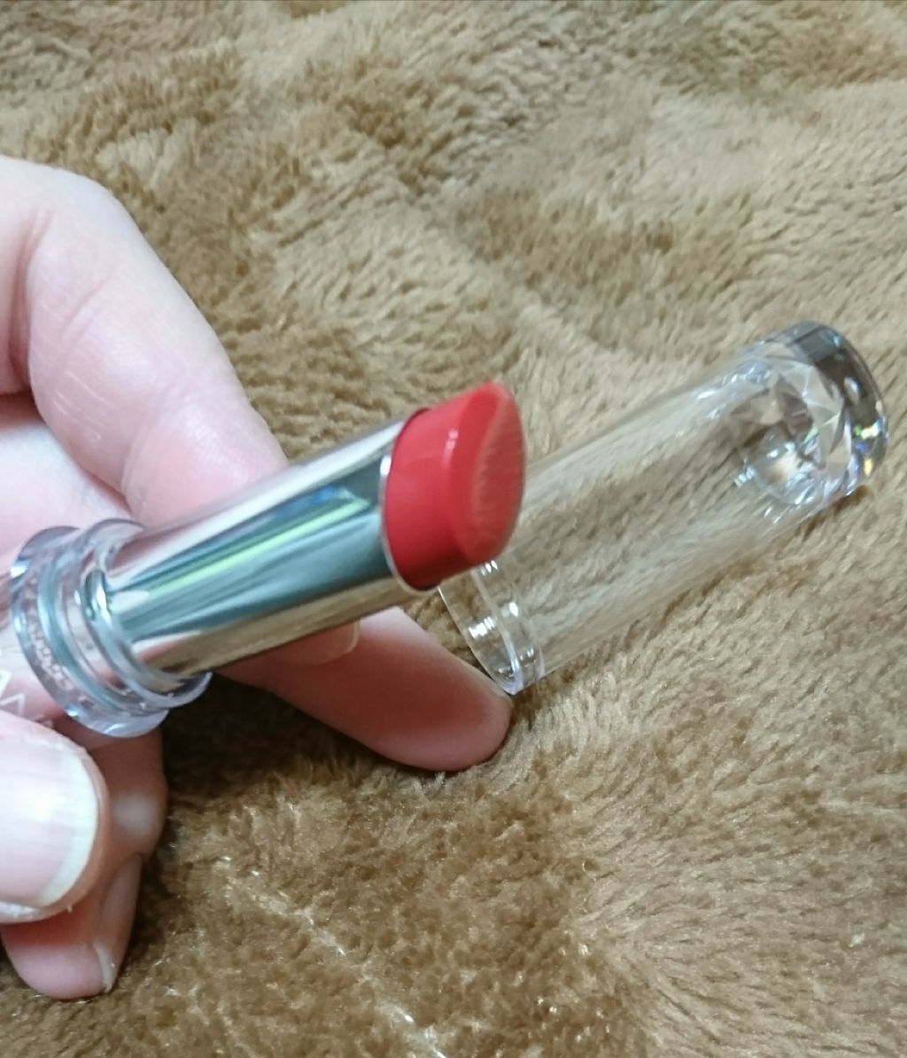 ラスティンググロスリップ/CEZANNE/口紅を使ったクチコミ（1枚目）