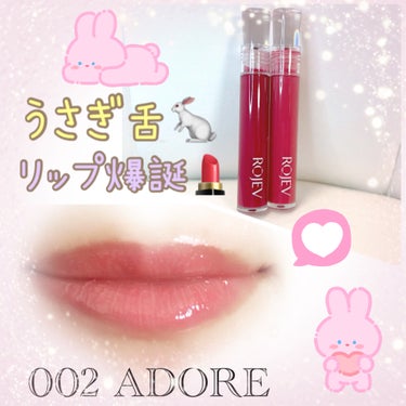 LIP PLUMPER GLAZE TINT/ROJEV/口紅を使ったクチコミ（1枚目）