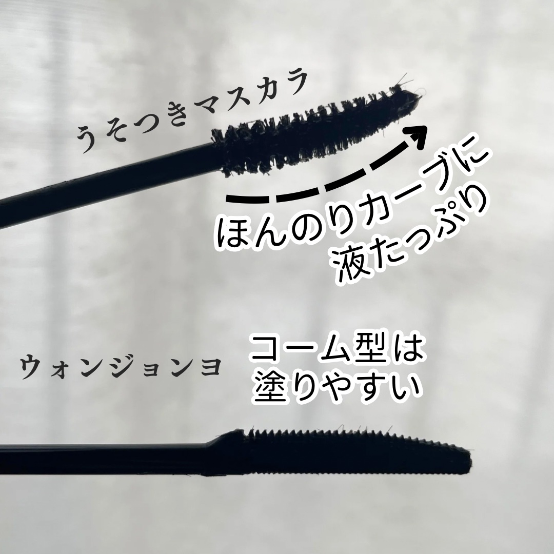 ピメル うそつきマスカラ/pdc/マスカラを使ったクチコミ（2枚目）