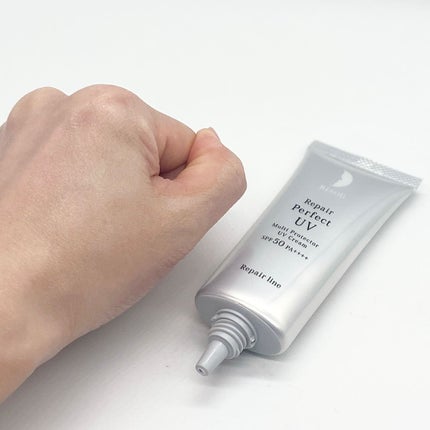 リソウ リペア パーフェクトUVクリーム/リソウコーポレーション/日焼け止めクリームを使ったクチコミ(4枚目)