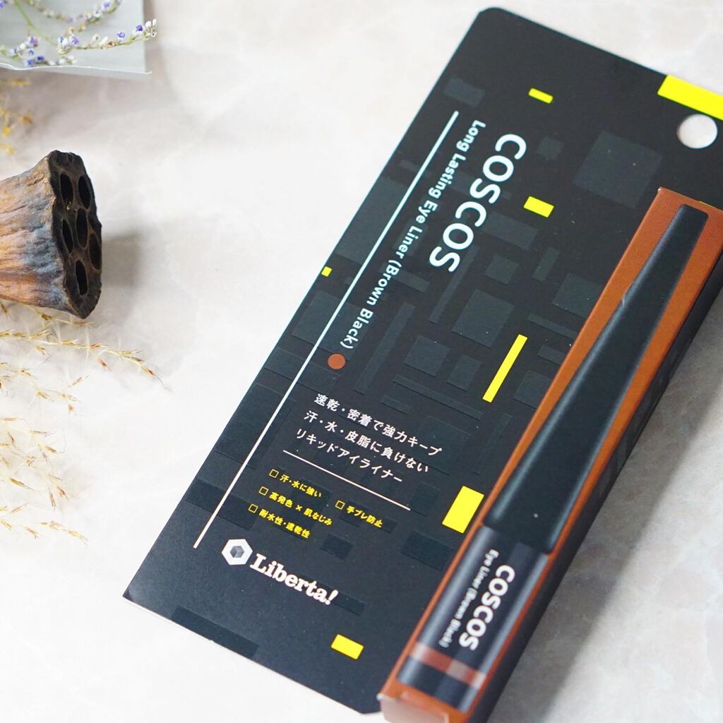 ロングラスティングアイライナー/COSCOS/リキッドアイライナーを使ったクチコミ(4枚目)