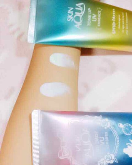 スキンアクア トーンアップUVエッセンス/スキンアクア/日焼け止めクリームを使ったクチコミ(4枚目)