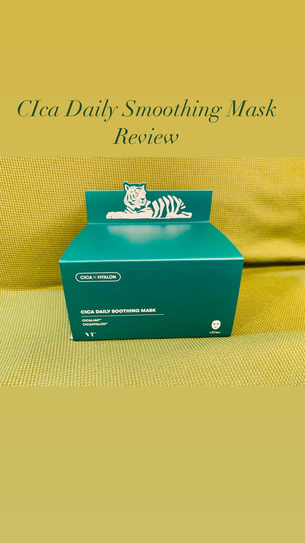 CICA デイリースージングマスク/VT/シートマスク・パックを使ったクチコミ（1枚目）
