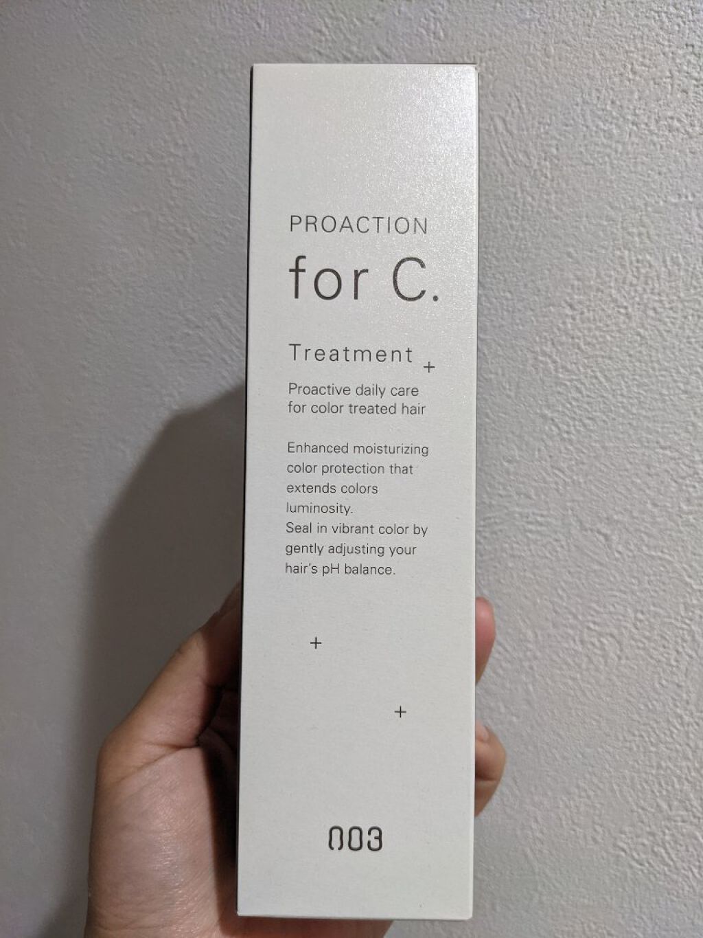 フォーシートリートメント クール/PROACTION ForC./洗い流すヘアトリートメントを使ったクチコミ（1枚目）