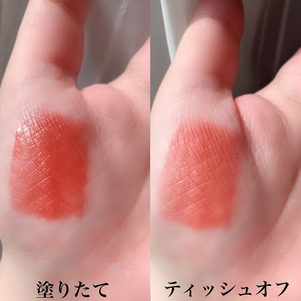 グラスティングウォーターティント/rom&nd/リップティントを使ったクチコミ(3枚目)