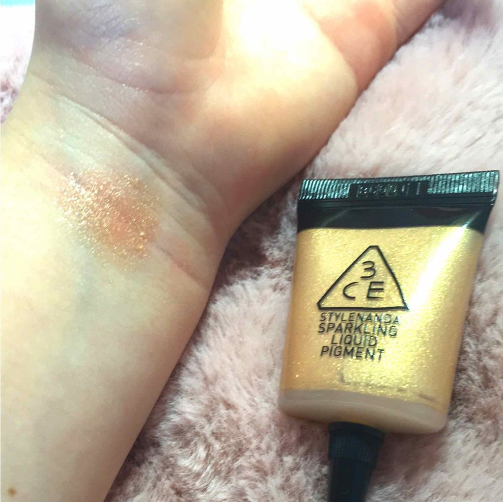 スパークリングリキッドピグメント/3CE/リキッドアイシャドウを使ったクチコミ(3枚目)