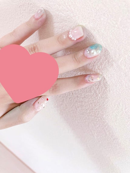 ネイルシール/セリア/ネイルシールを使ったクチコミ(2枚目)