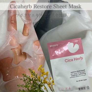 Cicaherb Restore Sheet Mask Set/eNature/シートマスク・パックを使ったクチコミ（3枚目）