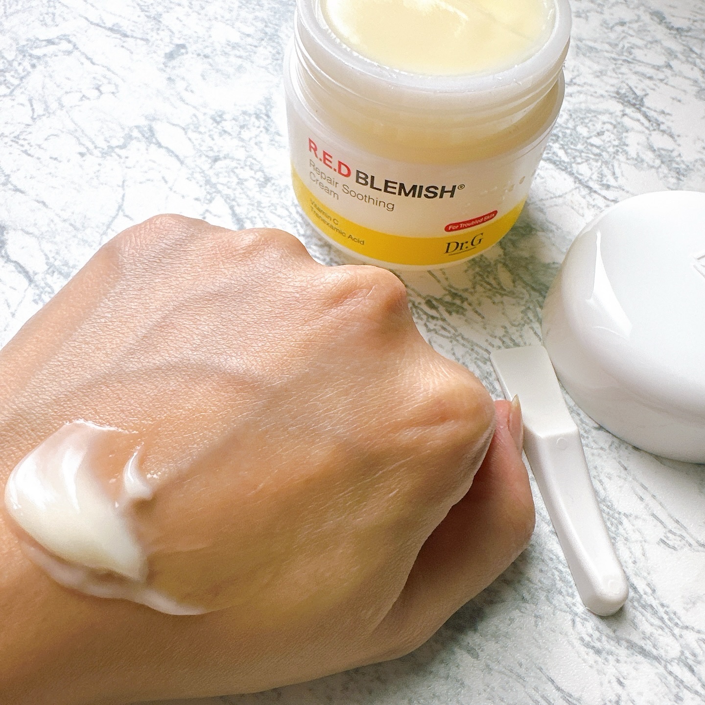 レッドブレミッシュ リペアスージングクリーム/Dr.G/フェイスクリームを使ったクチコミ（2枚目）