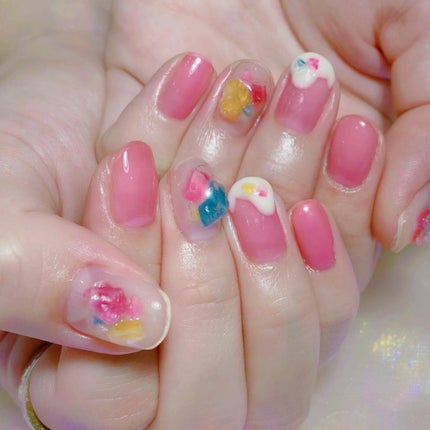 なかやまちえこ on LIPS 「琥珀糖ネイル💅⠀⠀@dreamy_canon#nail#nai..」(3枚目)