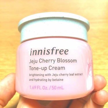 チェジュ チェリーブロッサム トーンアップクリーム/innisfree/化粧下地を使ったクチコミ（1枚目）