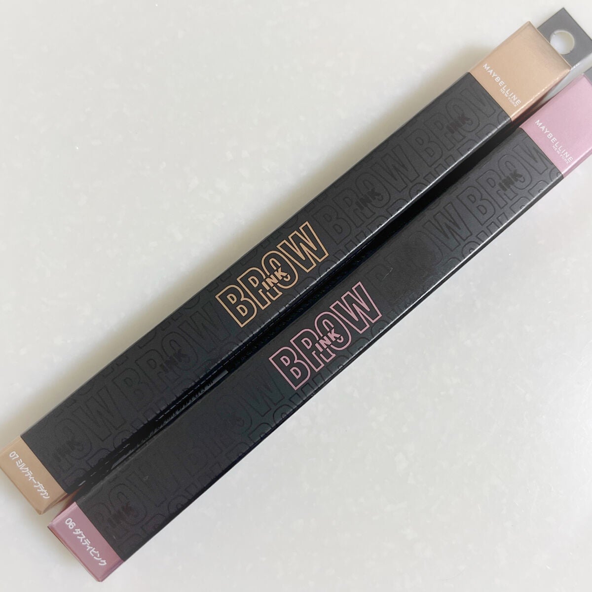 ブロウインク カラーティントデュオ/MAYBELLINE NEW YORK/眉ティントを使ったクチコミ(8枚目)