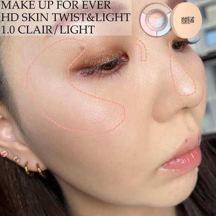 HDスキン ツイストライト/MAKE UP FOR EVER/ルースパウダーを使ったクチコミ(4枚目)