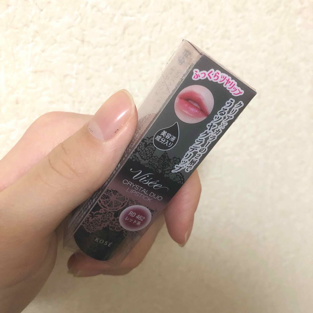 クリスタルデュオ リップスティック/Visée/口紅を使ったクチコミ（1枚目）