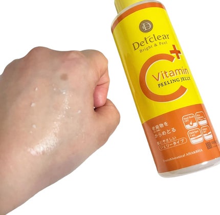 DETクリア ブライト&ピール ピーリングジェリー<ミックスフルーツの香り>/Detclear/ピーリングを使ったクチコミ(4枚目)