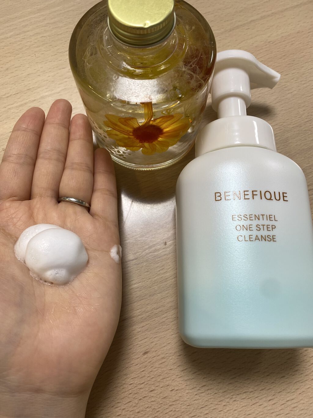 エッセンシャル ワンステップクレンズ/BENEFIQUE/泡洗顔を使ったクチコミ（3枚目）