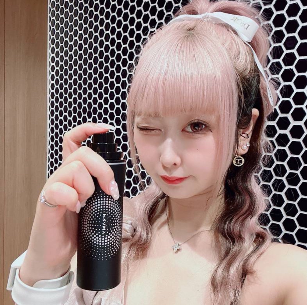 PRAMY メイクアップセッティングミスト マットタイプ 100ml/PRAMY/フィックスミストを使ったクチコミ（2枚目）