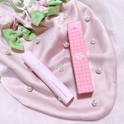 ジューシーラスティングティント/rom&nd/リップティントを使ったクチコミ(1枚目)