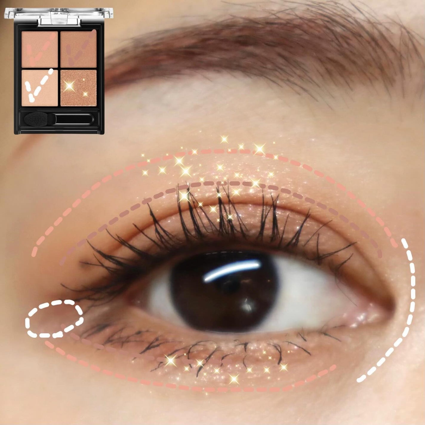 ケイト ポッピングシルエットシャドウ/KATE/アイシャドウパレットを使ったクチコミ(3枚目)