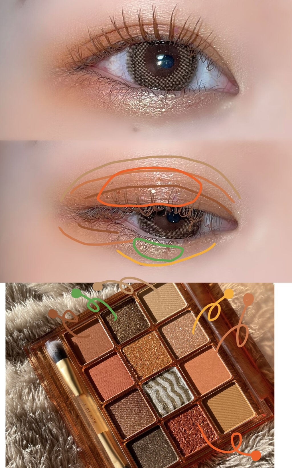 グラムチェンジマルチパレット/A.BLACK/マルチパレットを使ったクチコミ（2枚目）