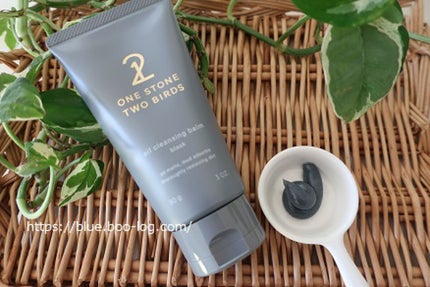 オイルクレンジングバーム ブラック/ONE STONE TWO BIRDS/クレンジングバームを使ったクチコミ(1枚目)