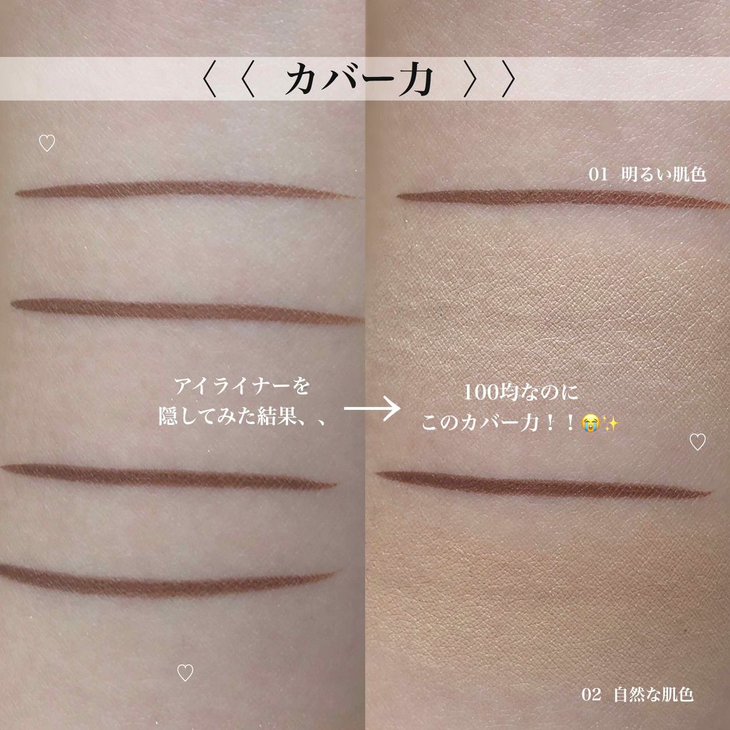 UR GLAM COVER&HIGHLIGHT CONCEALER/U R GLAM/リキッドコンシーラーを使ったクチコミ(2枚目)